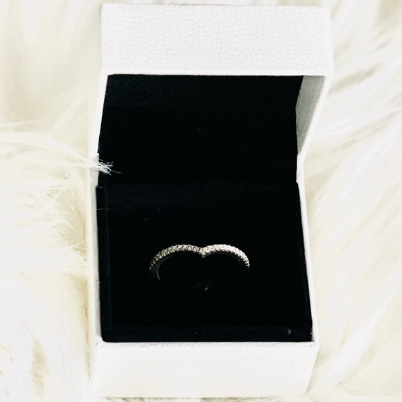 SHIMMERING WISH Cubic Zirconia Sterling Silver 925 Ring by Pandora🤍 - Picture 7 of 16